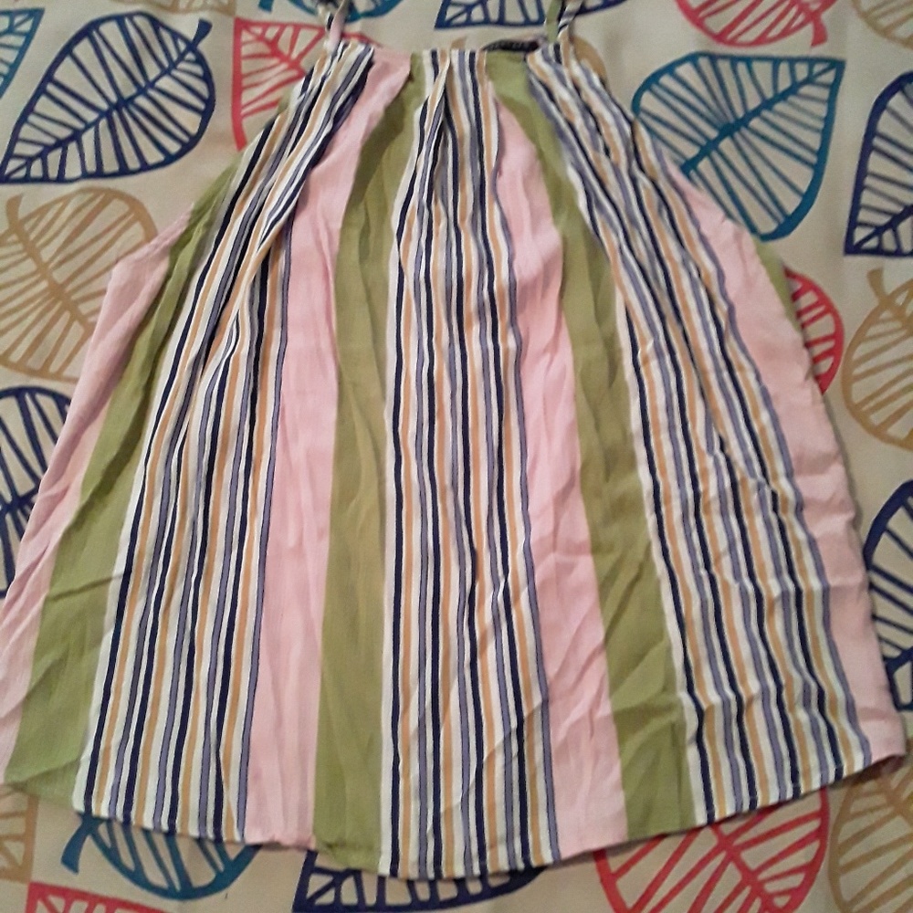 Stacatto Colorful Striped Blouse Sz Large NWOT